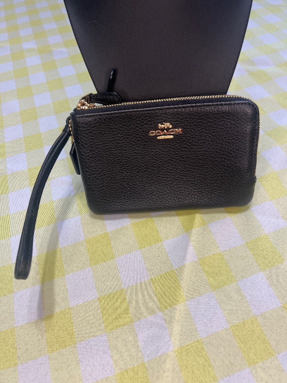 Coach Double Zip Wristlet